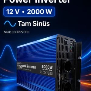 12 V 2000WATT TAM SİNÜS İNVERTER