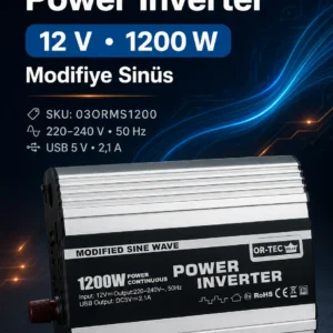12 V 1200W MODİFİYE SİNÜS İNVERTER